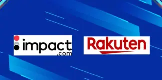 Logos da Rakuten Advertising e impact.com representando a aliança estratégica anunciada em abril de 2026