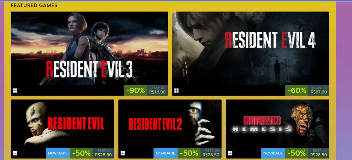 Comparativo de Clássicos do Resident Evil