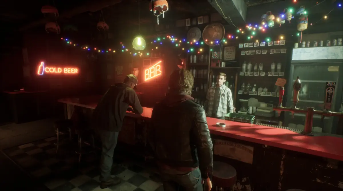 Imagem de destaque do jogo Samson, cenário interno de um bar