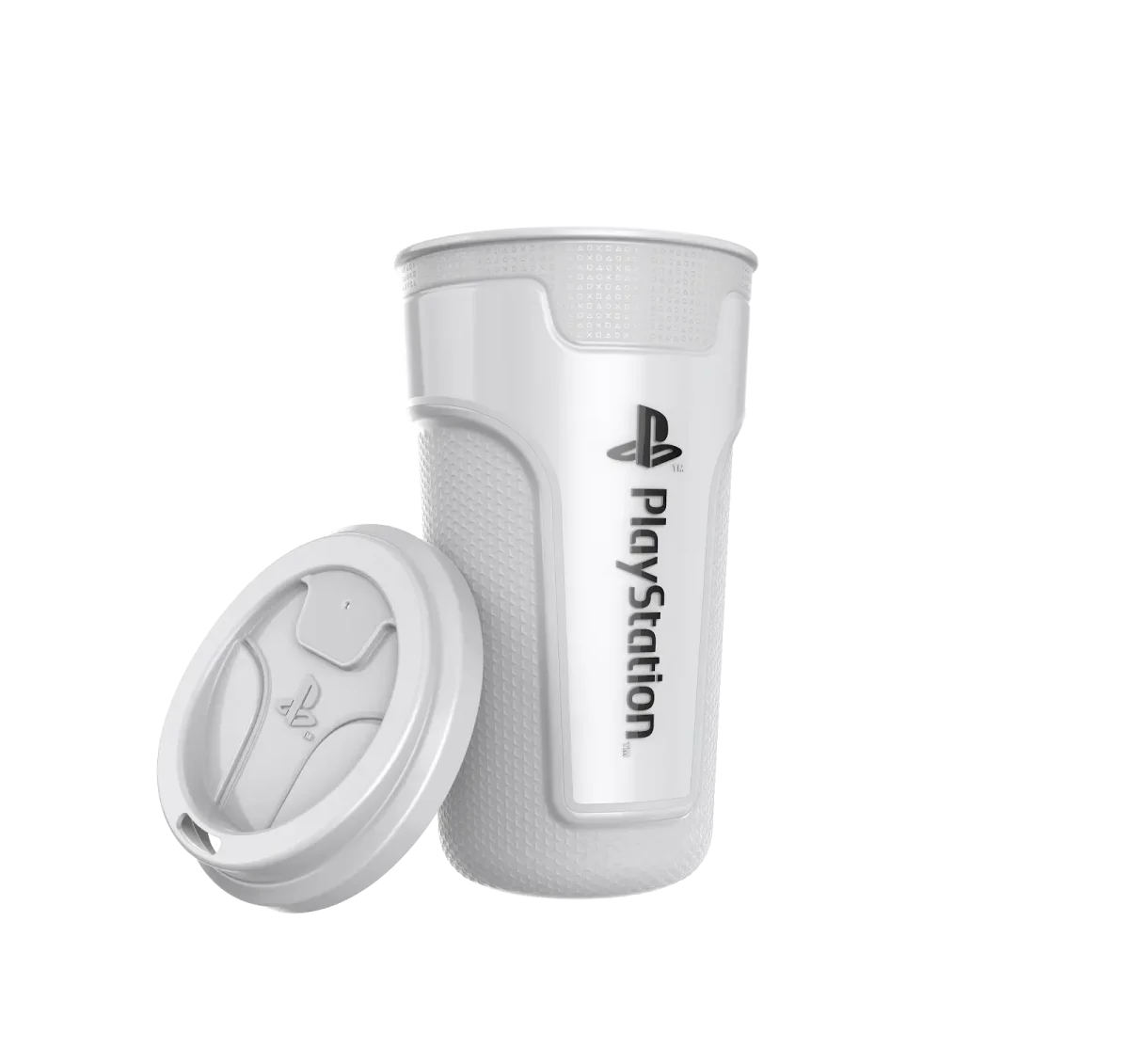 Ovo de Páscoa do PlayStation, copo branco