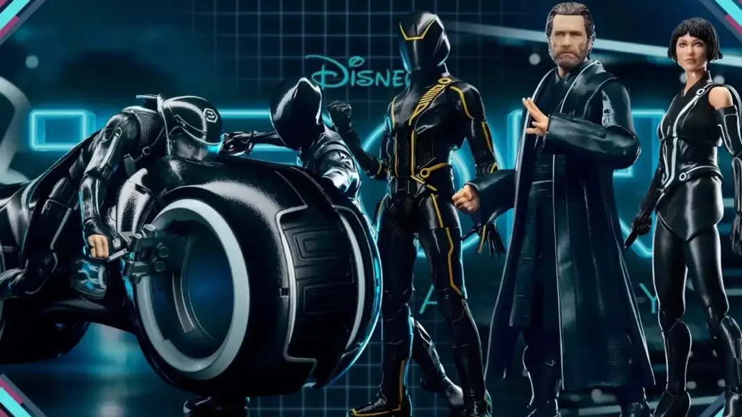 iguras colecionáveis de Tron: Legacy da Hasbro Pulse com Sam Flynn, Kevin Flynn, Quorra, Clu e Rinzler em escala de 15 cm