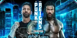 Card oficial da WWE WrestleMania 42 Noite 2 com CM Punk e Roman Reigns em destaque