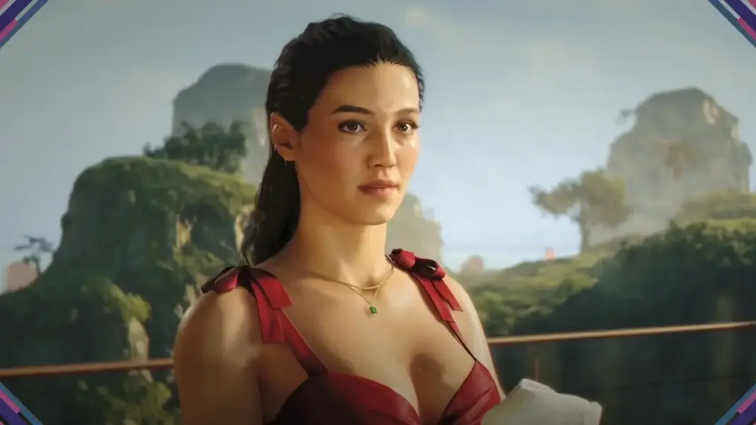 Personagem feminina em ambiente urbano no game 007 First Light