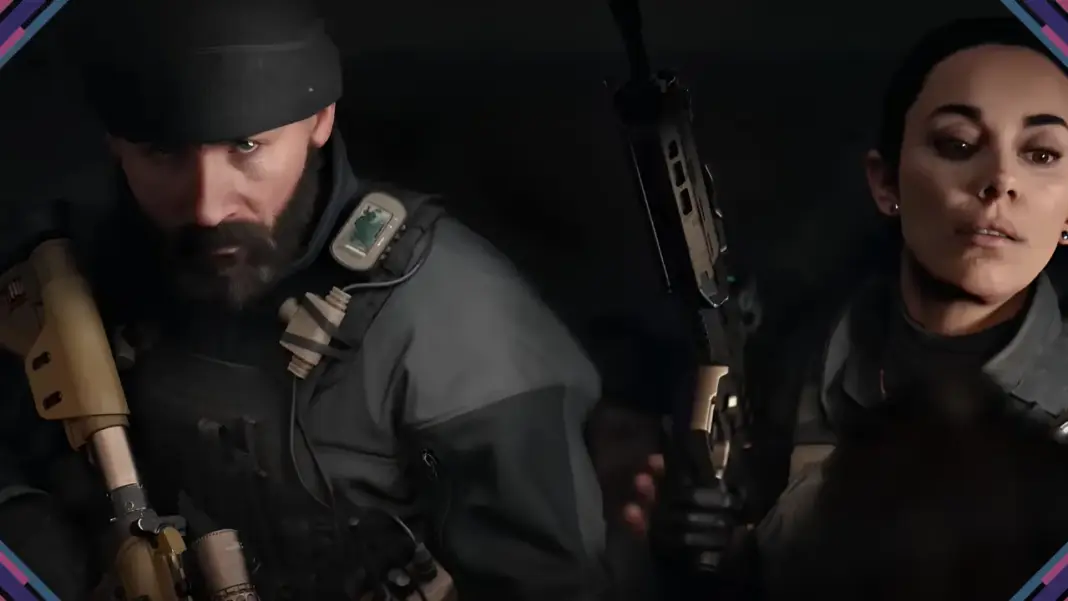 Cena de multijogador de Call of Duty: Modern Warfare 4 mostrando combate em primeira pessoa com novas armas