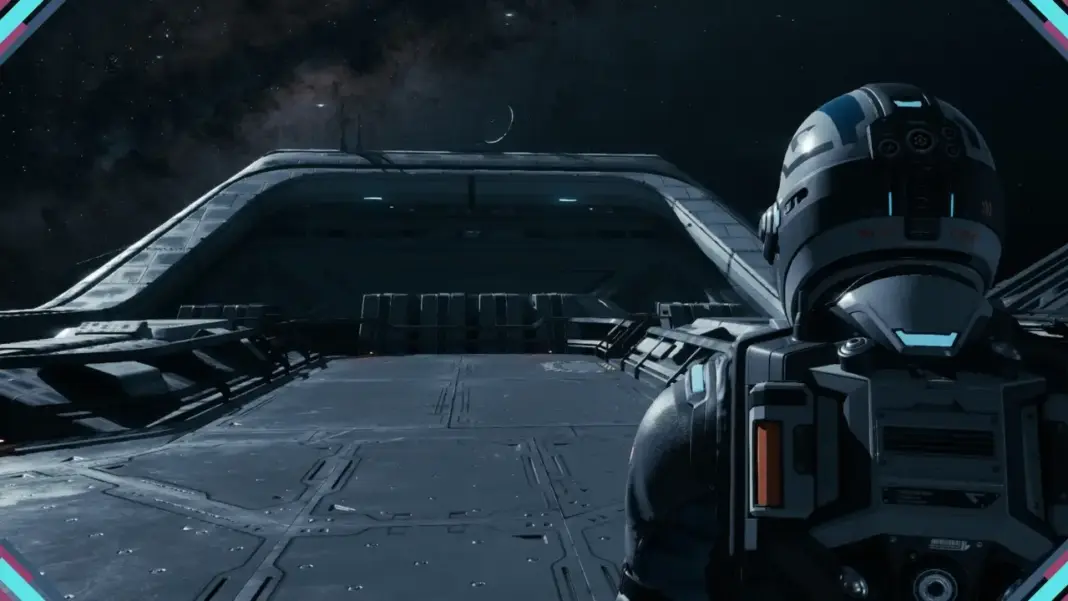 Personagem com traje espacial na nave Cassiopeia em cena de Directive 8020, que lança no Brasil às 11h do dia 12 de maio de 2026