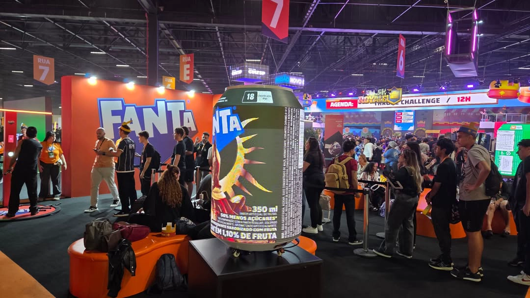 O Cyberpunk da gamescom latam 2026 13 estande clash fanta gamescom latam 2026
