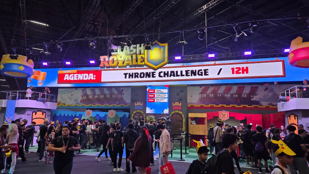 O Cyberpunk da gamescom latam 2026 11 estande clash royale gamescom latam 2026