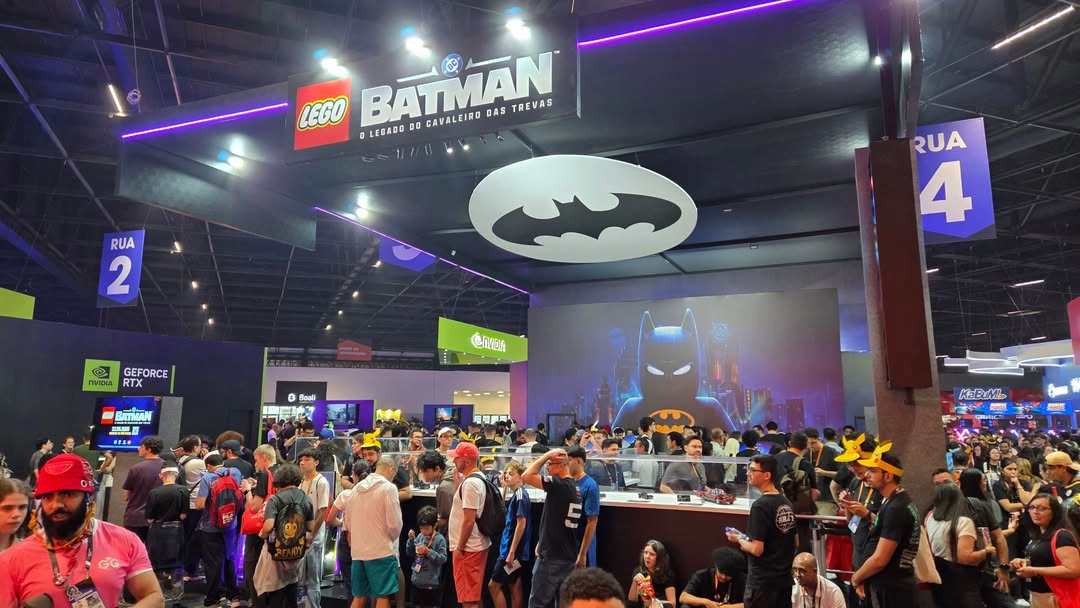 O Cyberpunk da gamescom latam 2026 8 estande lego batman gamescom latam 2026