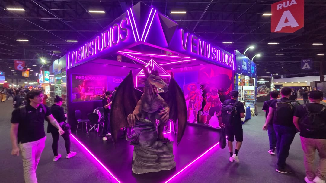 O Cyberpunk da gamescom latam 2026 5 estande ventustudios gamescom latam 2026