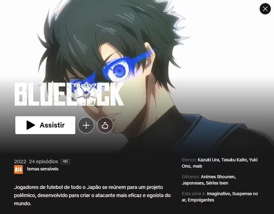 Netflix adiciona os animes Mushoku Tensei, My Dress-Up Darling e Blue Lock ao catálogo 3 Netflix adiciona os animes Mushoku Tensei, My Dress-Up Darling e Blue Lock ao catálogo