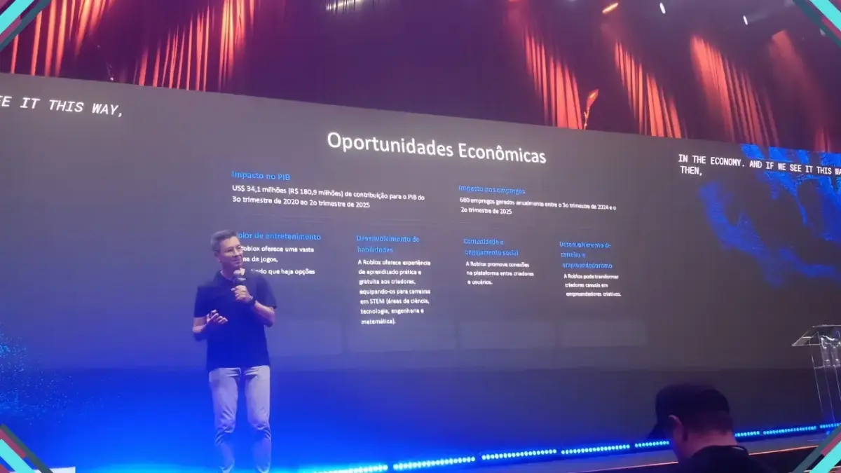 Roblox cresceu 89% na América Latina e apresentou Diego Dzodan na gamescom latam 2026 1 Diego Dzodan, GM do Roblox, apresenta dados positivos do jogo na gamescom latam 2026
