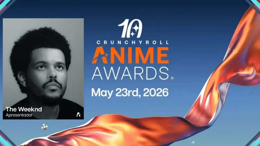 The Weeknd será o apresentador da categoria Anime do Ano no Crunchyroll Anime Awards 2026