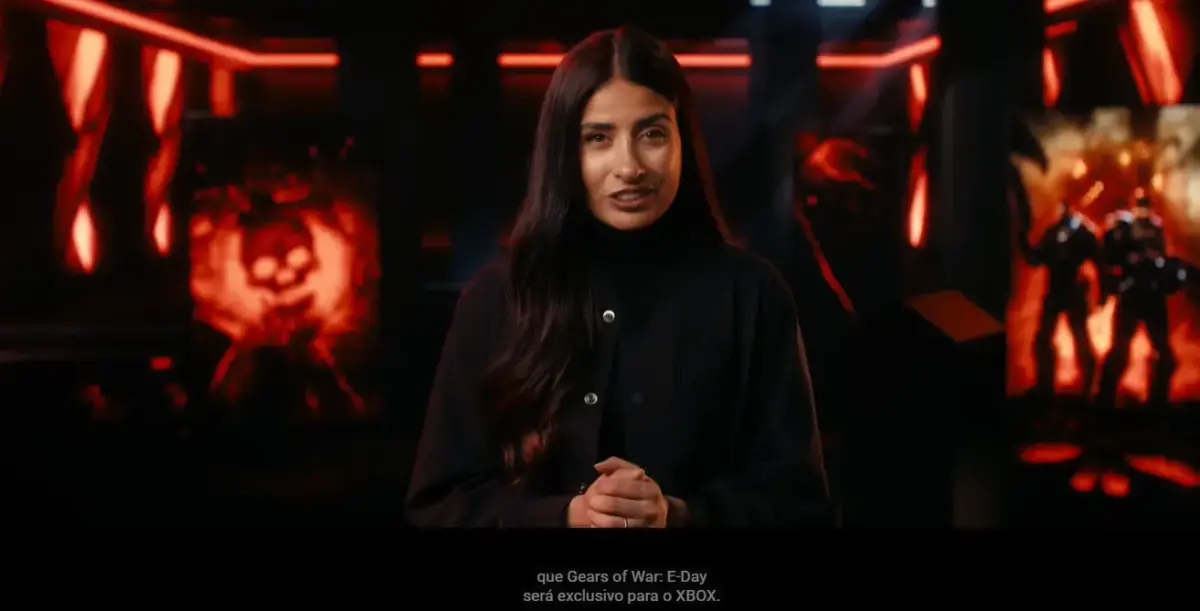 Asha Sharma confirmando sobre exclusividade de Gears of War: E-day para Xbox