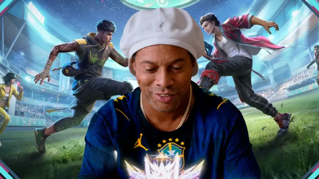 Free Fire libera pacote de voz de Ronaldinho Gaúcho grátis para jogadores brasileiros