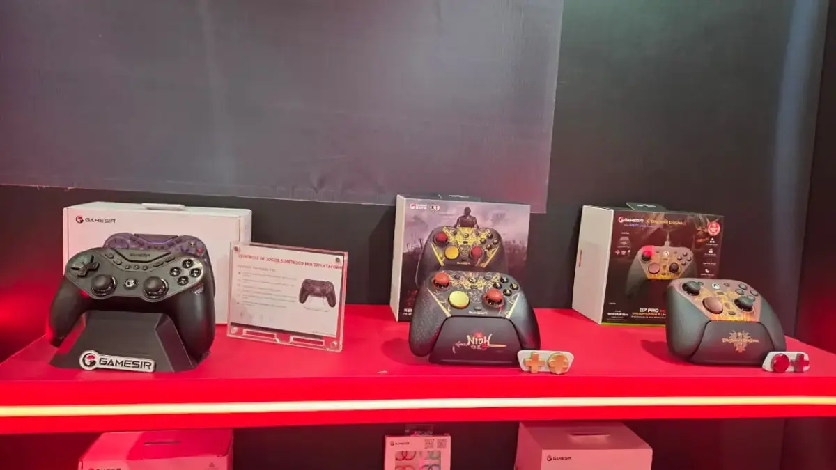 GameSir na Eletrolar Show 2026: Empresa aposta em controles para diferentes perfis de jogadores 1 Gamersir Nioh que possui um joystick personalizado dessa mítica franquia dos games e Dragon's Dogma 2 da Capcom.
