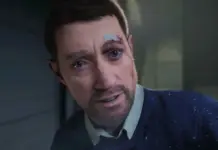 Cena do trailer de ILL mostrando ambiente de experimentos tenebroso com iluminação sombria e estética fotorrealista