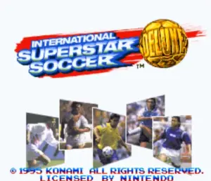 International Superstar Soccer Deluxe tela inicial
