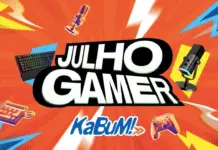 KaBuM! lança Julho Gamer 2026 com promoções de até 80% e ofertas exclusivas