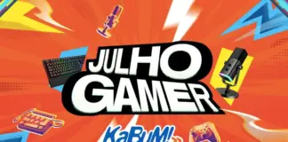 KaBuM! lança Julho Gamer 2026 com promoções de até 80% e ofertas exclusivas