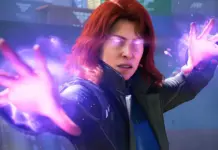 Jean Grey e Dentes-de-Sabre são destaques em Marvel’s Wolverine Jean Grey usando poderes telequinéticos ao lado de Wolverine em cena do trailer de gameplay para PS5 do jogo Marvel's Wolverine