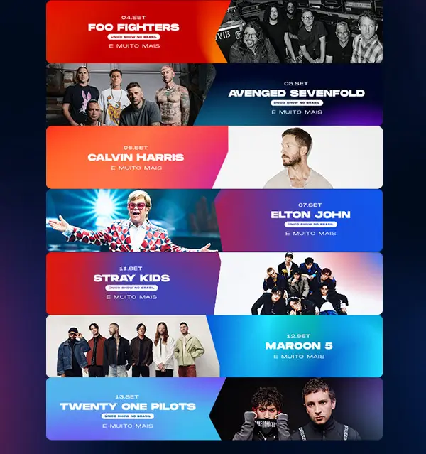 Rock in Rio 2026: venda geral de ingressos está disponível 1 Line-up confirmado por dia