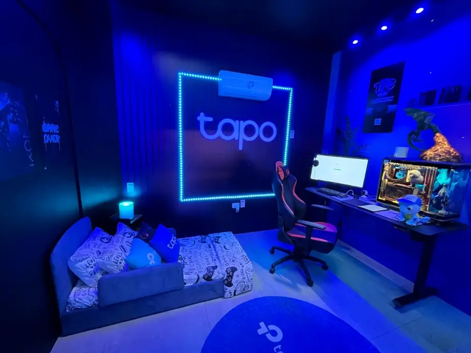 TP-Link monta quarto gamer automatizado na Eletrolar Show 2026 1 Quarto gamer da TP-Link na Eletrolar Show 2026