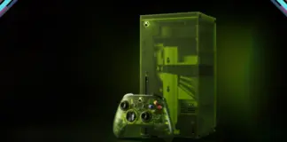 Console Xbox Series X25 Edição Limitada com design translúcido verde inspirado no Xbox original de 2001, revelado no Xbox Games Showcase 2026