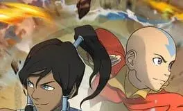 Capa oficial do jogo Avatar Legends: The Fighting Game
