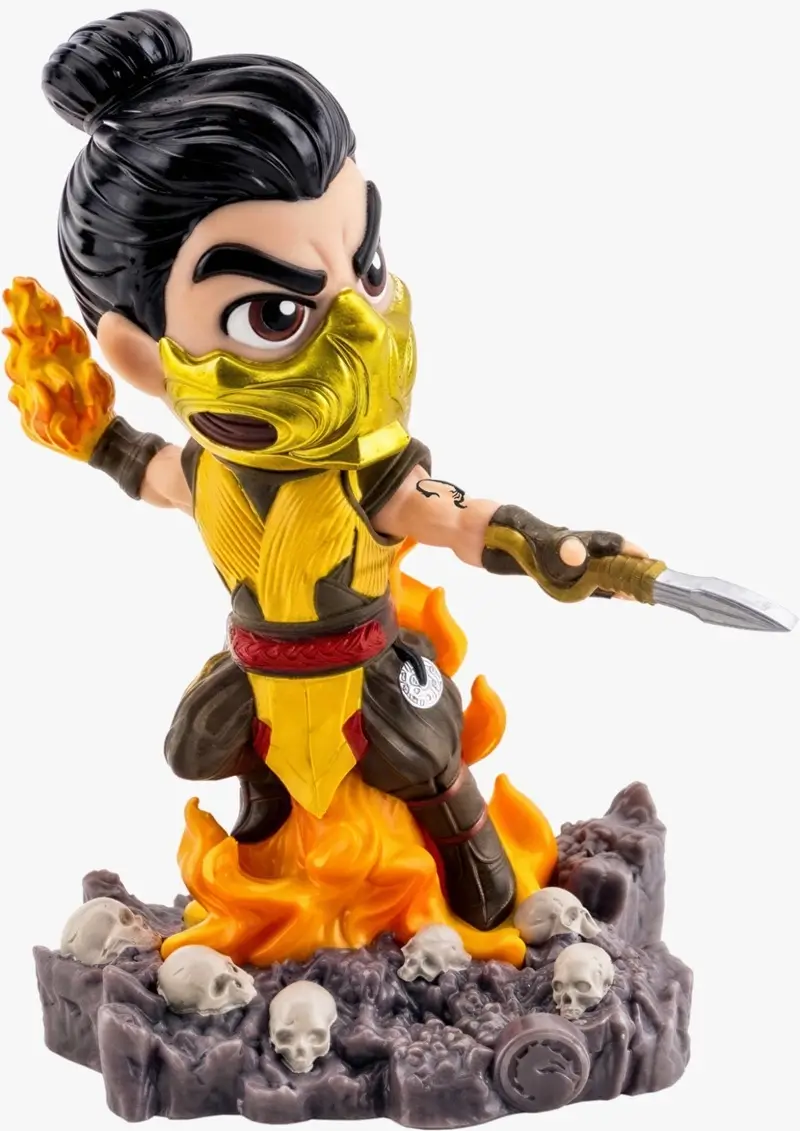 Fandom Box estreia na Anime Friends 2026 com coleção inédita de Mortal Kombat 3 Boneco colecionável do Scorpion da linha Mortal Kombat da Fandom Box