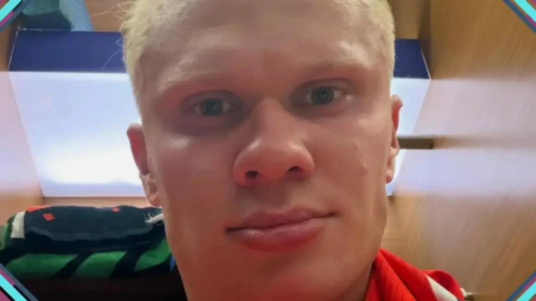 O atacante norueguês Erling Haaland, responsável pela vitória da Noruega por 2 a 1 sobre o Brasil, resultado que garantiu a classificação para as quartas de final da Copa do Mundo de 2026.
