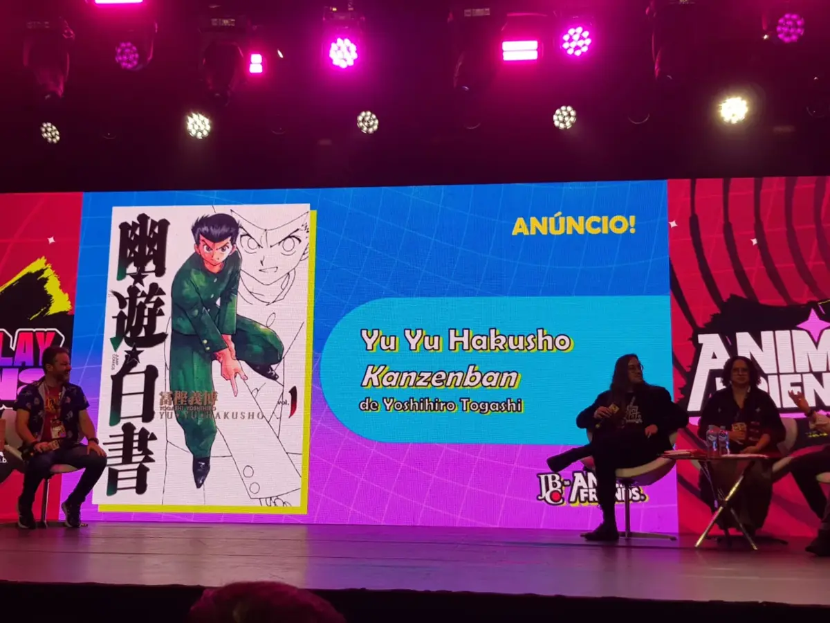 Todos os mangás anunciados no Anime Friends 2026 6 Yu Yu Hakusho Kanzenban