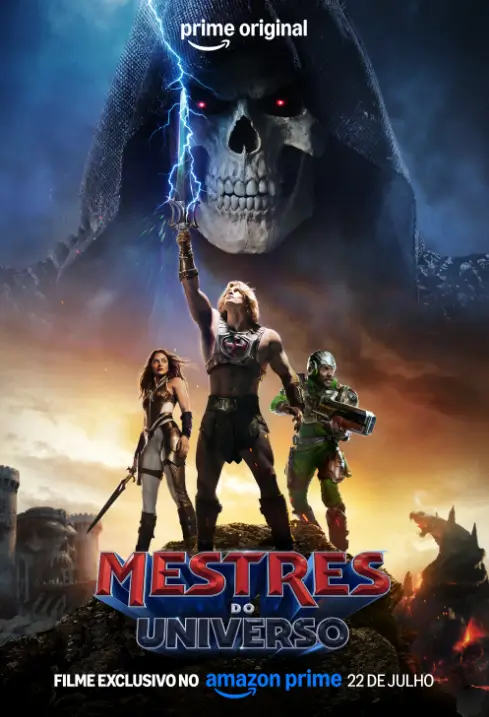 Mestres do Universo estreia no Prime Video em 22 de julho 1 Pôster oficial de Mestres do Universo, filme que estreia no Prime Video em 22 de julho