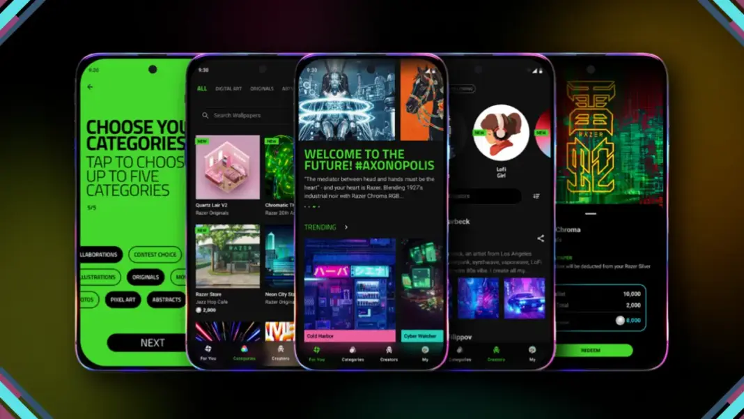 Razer Axon Wallpaper Engine chega ao Android com pré-registro disponível