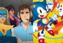 Arte promocional do Amazon Luna destacando Sonic Mania Plus, Dispatch e os jogos disponíveis para assinantes Prime em julho de 2026.