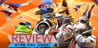 Fox McCloud em Star Fox para Nintendo Switch 2 durante uma batalha no Sistema Lylat.