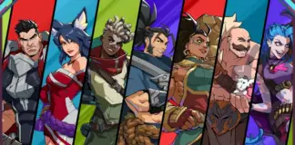 Personagem de 2XKO em pose de combate.