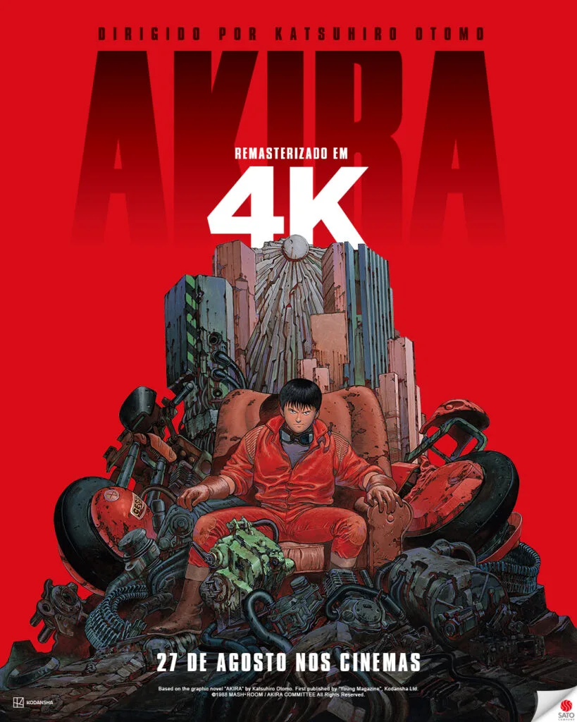 Akira ganha sessão especial em 4K para celebrar 35 anos de sua estreia nos cinemas brasileiros 1 Akira ganha sessão especial em 4K para celebrar 35 anos de sua estreia nos cinemas brasileiros