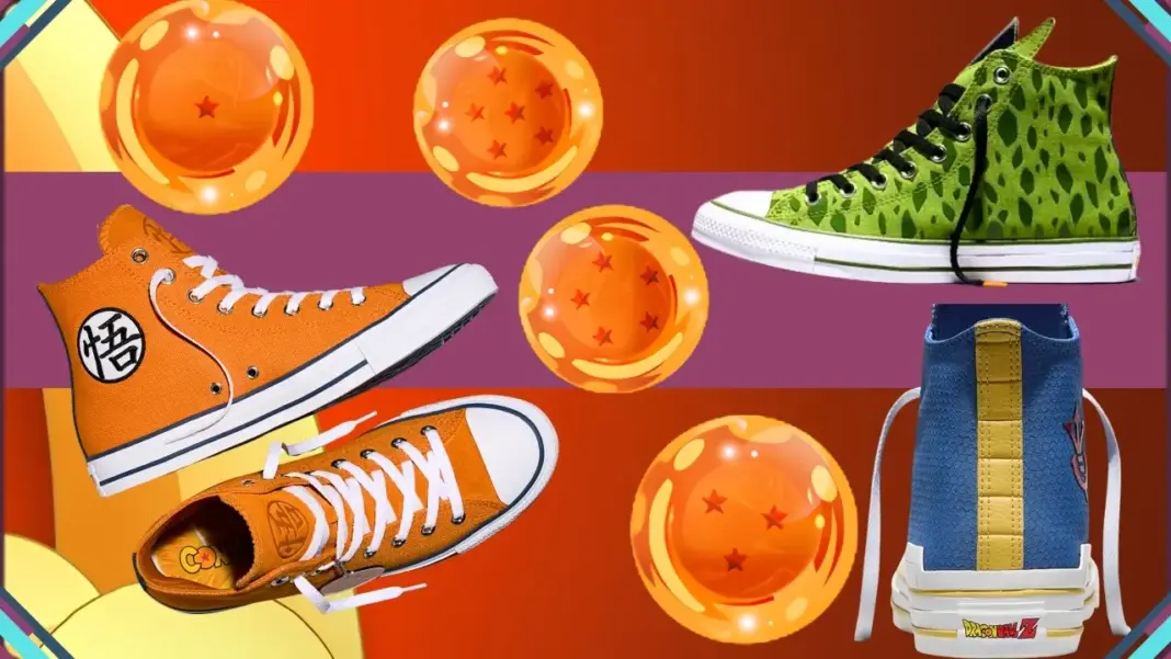 Coleção Converse x Dragon Ball Z com tênis inspirados em personagens do anime