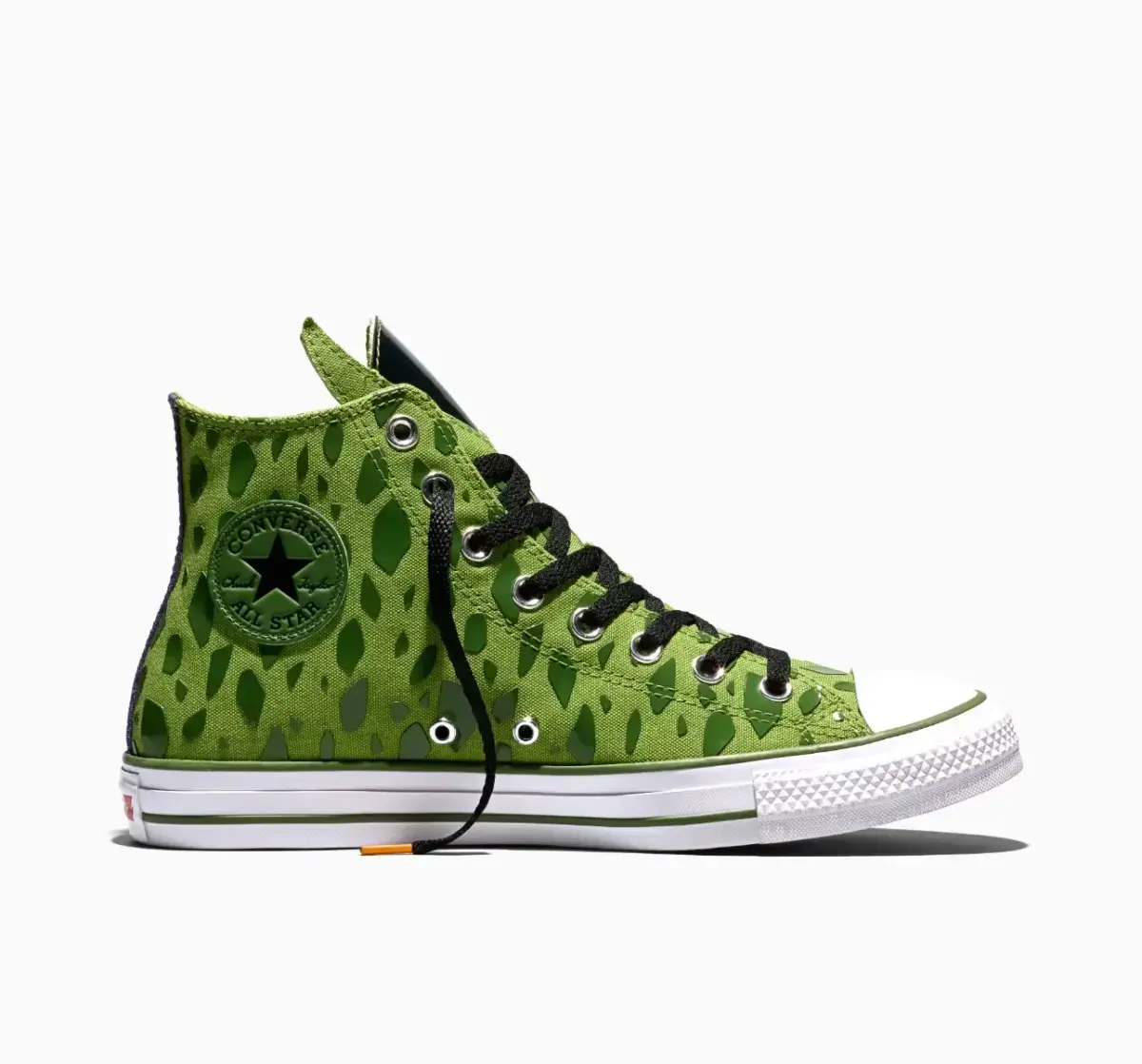 Converse x Dragon Ball Z chega ao Brasil com coleção inspirada em Goku, Vegeta e outros personagens 4 ALL Star Converse x Dragon Ball Z Cell Chuck Taylor All Star Cano Alto Verde - personagem Cell