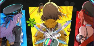 Arte oficial da colaboração entre GODDESS OF VICTORY: NIKKE e a série Persona anunciada para agosto.