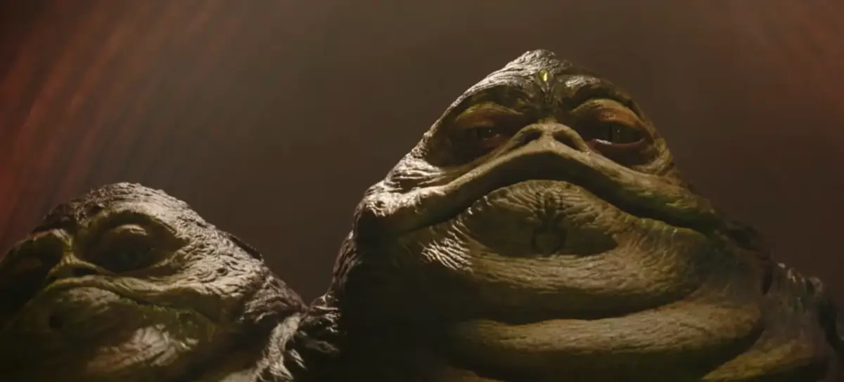 O Mandaloriano e Grogu: filme chega ao Disney+ em setembro 3 Personagem Jabba the Hutt no filme O Mandaloriano e Grogu