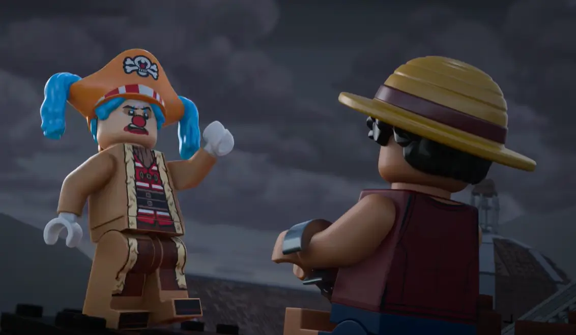 LEGO One Piece: Chapéus de Palha enfrentam novos perigos em trailer 2 Buggy, o Palhaço em cena com Monkey D. Luffy