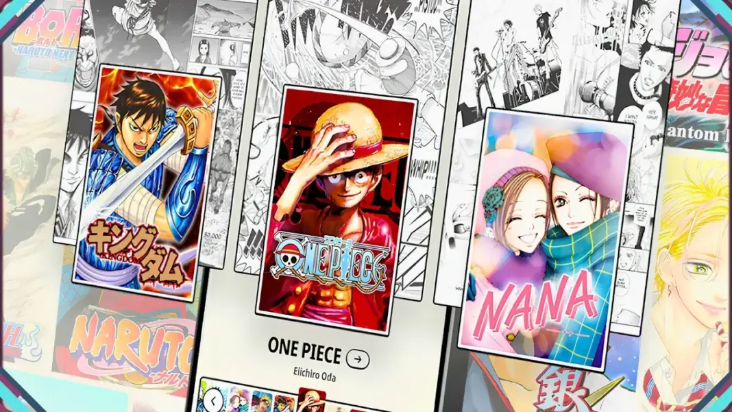 Página inicial do MANGA MILLION exibindo diversos mangás do catálogo da Shueisha.