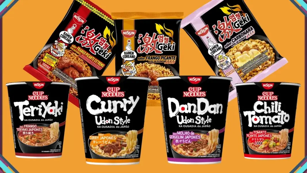 Nissin Foods com Cup Noodles e nova linha Gek com sabores de rámen coreano