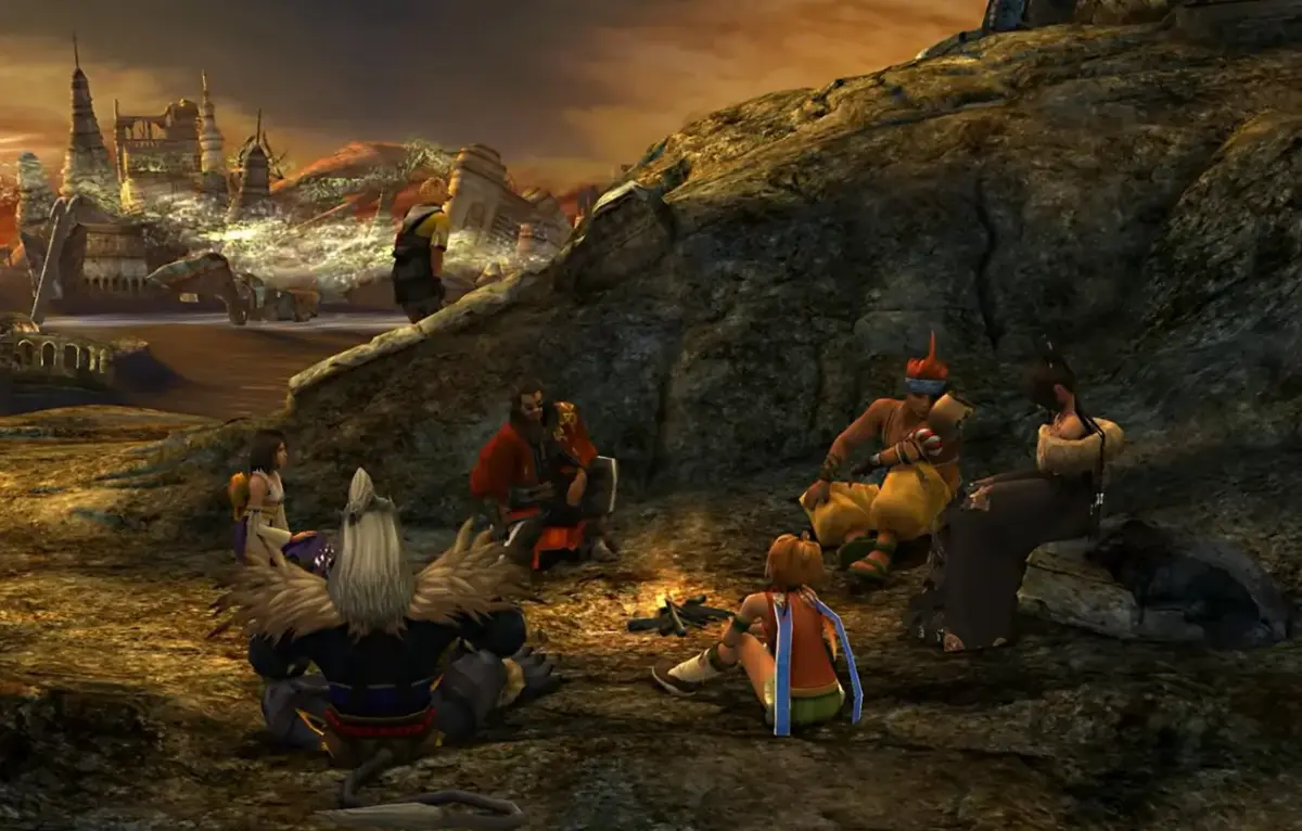 Final Fantasy X/X-2 HD Remaster no Switch 2: Spira mais bonita | Review 2 Personagens do jogo em cena de gameplay Final Fantasy X/X-2 HD Remaster