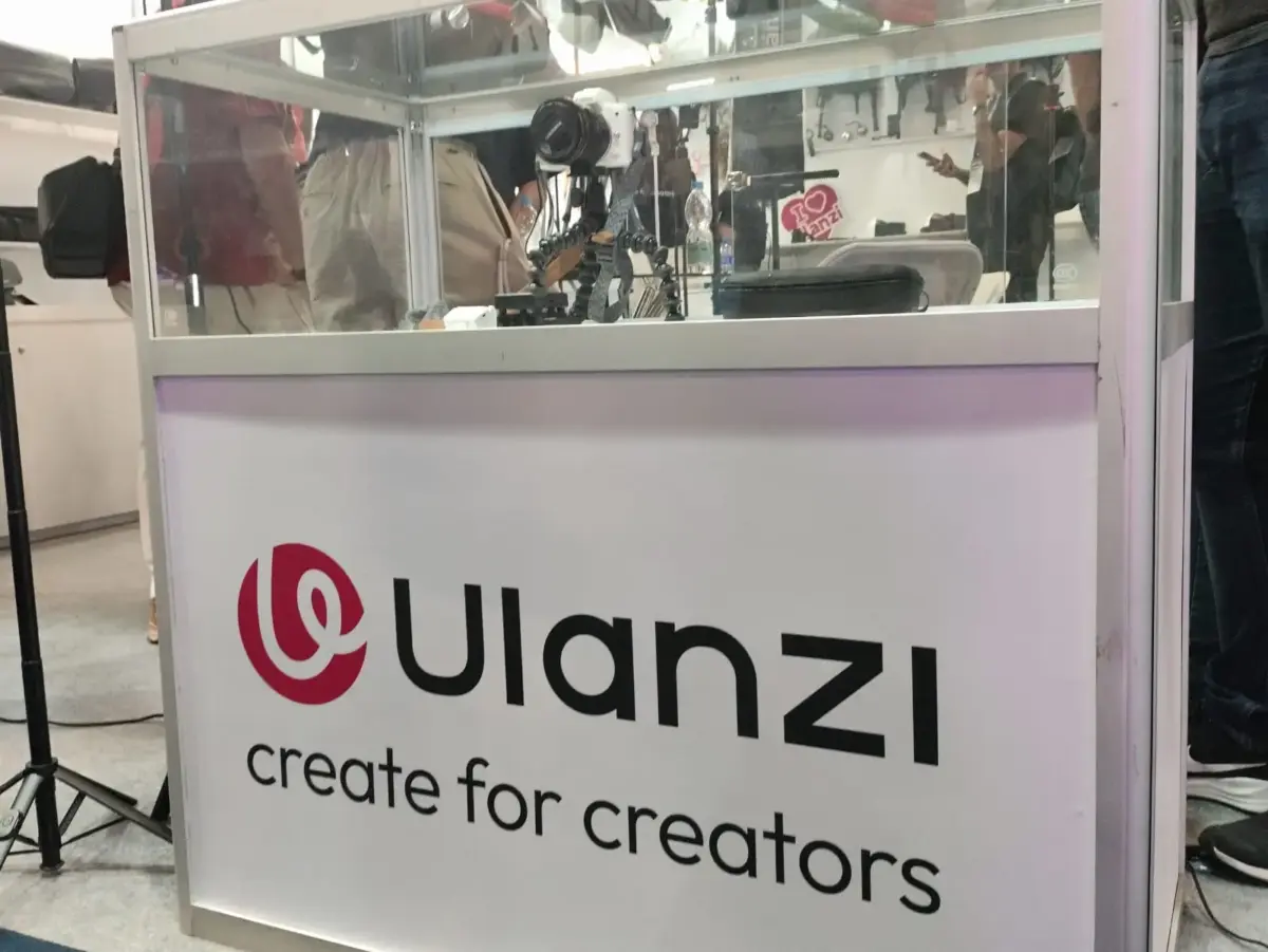 Produtos da Ulanzi para edição e produção de conteúdo apresentados na SET EXPO