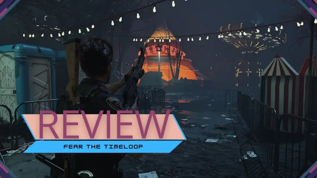 Review: Capa de Fear the Timeloop com o xerife James Cooper no hospital Saint Heritage em clima de terror