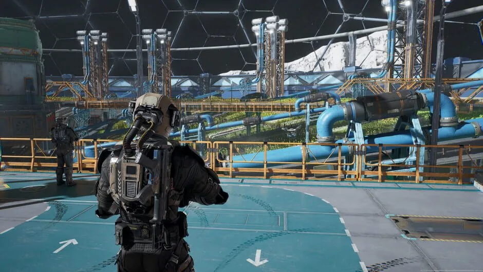 The Expanse: Osiris Reborn, cenário de uma base do jogo