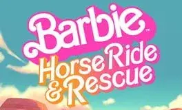 Capa oficial do jogo Barbie: Horse Ride & Rescue