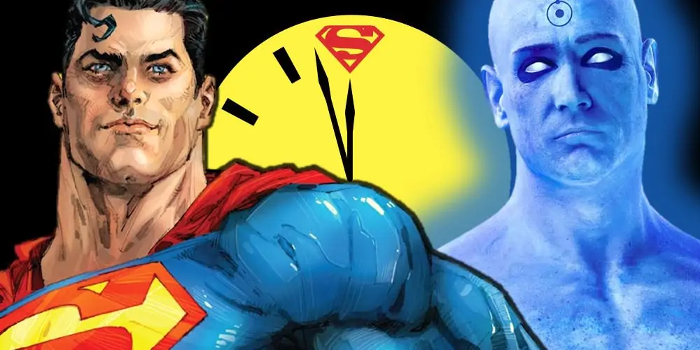 Superman-Doctor Manhattan Doomsday Clock[